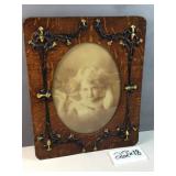 1897 M. B. Parkinson Cupid awake framed