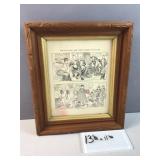 Vintage cartoon from Puck magazine ï¿½The popular