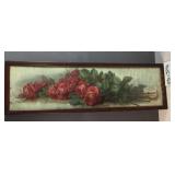 Vintage 'yard long' floral arrangement of