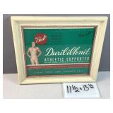 Framed  Duribilknit 'Bub' 1940s athletic