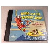 Bozo and his rocket ship Capitol record-reader