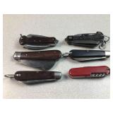 (6) Swiss army knifes