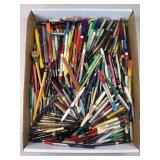 Collection of advertising and other pens