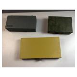 3 Metal Boxes