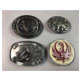 (4) belt buckles