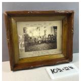 Company A 55thPeoria Illinois reunion framed photo