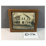 Framed house photo by C. M. Brown in 1908