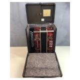 vintage Bandmaster G/C accordion melodeon