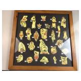 Framed Collection of Traditional Tattoo Flash Art