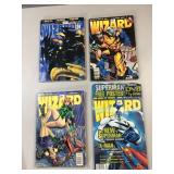 4 count of Wizard Comic Books - The Guide to