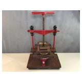 antique cast iron Tobacco Press