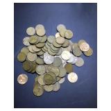 (100) 1944 S 2 FULL rolls US cents