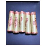 US wheat coin collector starter set 5 full rolls