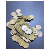 (100) 1946 no mint 2 FULL rolls US cents