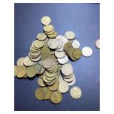 (100) 1946 D 2 full rolls US cents