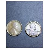 (2) 1909 VDB US cents no mint ( Philadelphia)