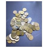 (100) 1948 no mint (p) 2 FULL roll US cents