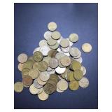 (100) 1947 S 2 FULL rolls US cents images are