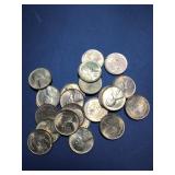 (23) 1953 D and 1954 better grade US cents