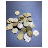 1929 D full roll (50) US cents