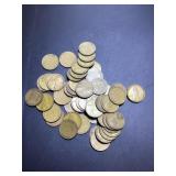 1929 no mint full roll (50) US cents