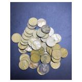 1929 no mint full roll (50) US cents