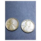 (2) 1909 VDB US cents no mint ( Philadelphia)