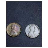 (2) 1909 VDB US cents no mint ( Philadelphia)