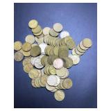 (100) 1940 no mint US Cents 2 FULL rolls