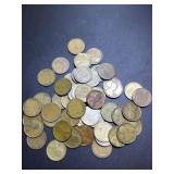 1915 Full roll (50)  mixed mints US cents