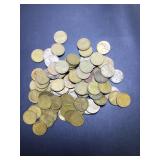 ( 100 ) 1941 mixed mint US Cents 2 FULL rolls