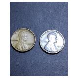 (2) 1909 VDB US cents no mint ( Philadelphia)