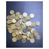 ( 100 ) 1940 mixed mints US Cents 2 FULL rolls