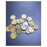 (32) 1924 & 1925 mixed US cents