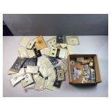 Various electrical wall plates, switch covers and