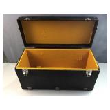 Vintage storage trunk yellow
