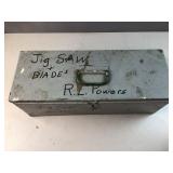 Metal box & contents