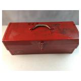 Vintage Waterloo Industries Red Metal Machinist