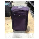 Purple suitcase