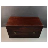 Wood storage box