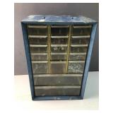 Hardware organizer with contents