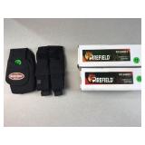 Two holsters and two FF34001 fireflield carbine