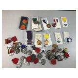 medals and pins