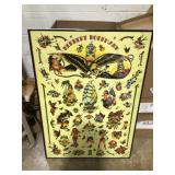 Traditional tattoo style art framed 40x28 small