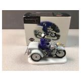 Department 56 Harley Davidson patrolling the road