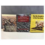 (3) vintage train books