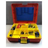 vintage Meccano Erector Set with red case