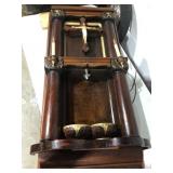 vintage Catholic sick call crucifix set 48x22