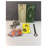 Lamp harps, T plates and other hardware