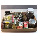 Collection of Hardware items, including nuts, and